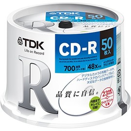 TDK Data CD-R MB 48 X Speed For howaitowaidopurintaburu 50 Sheets Spindle CD – r80pwdx50pe