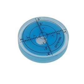 Pure Glass high-Temperature Resistant and high-Precision Universal Level, Bubble Level Tool Ring, 2.4 inches, 60mm (Pure Glass（Noctilucent Blue）)