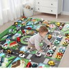 City Traffic Play Mat, Large Non-woven Game Pad, Waterproof Moisture-proof