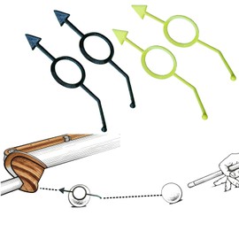 fxnx 4 Pcs Billiards Aiming Trainers A Practical Tool for Billiards Aiming Practice Billiards Accessories for Improving Cue Ball Striking and Aiming Accuracy