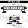 LINKITOM LED Strobe Flashing Light Bar -Double Side 30 LED