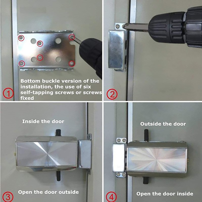VLUOO Electronic Deadbolt Door Lock, Anti-Theft Remote Deadbolt Door Lock