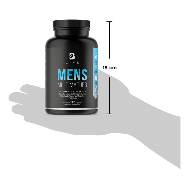 Multivitamico Para Hombre Mayor De 40 Aos 180 Cps B