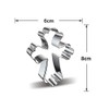 Aeyistry 2 Pcs Easter Cookie Molds Cutters Set,Different Shapes Stainless