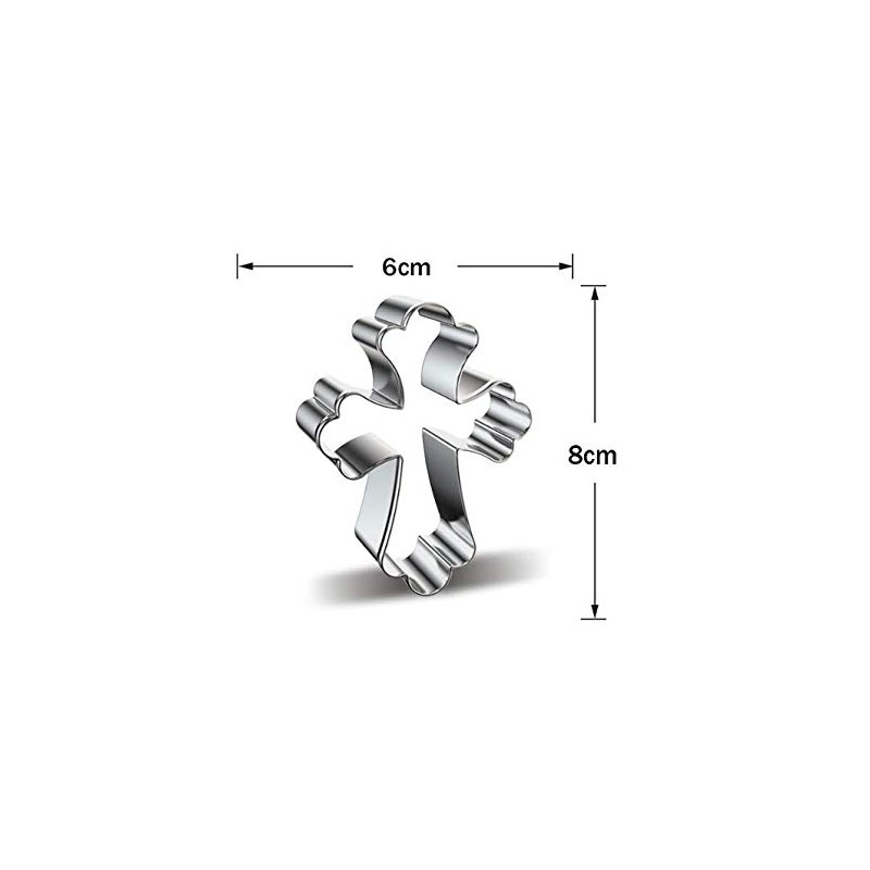 Aeyistry 2 Pcs Easter Cookie Molds Cutters Set,Different Shapes Stainless