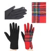 Royal Stewart traditional Tartan gloves Touch Screen