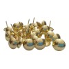 LIZOFERTAS Clavo Decorativo Para Tapicería Dorada 12 X 17 Mm