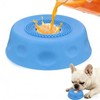 Slow Feeder Dog Bowls for Liquid Treats, Ball-in Interactive Bone