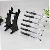 Healeved 2pcs Makeup Brush Holder Display Stand Slots Organizer for