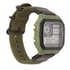 Digital Sport Watch Canvas Strap Luminous Waterproof Retro Sport Watch