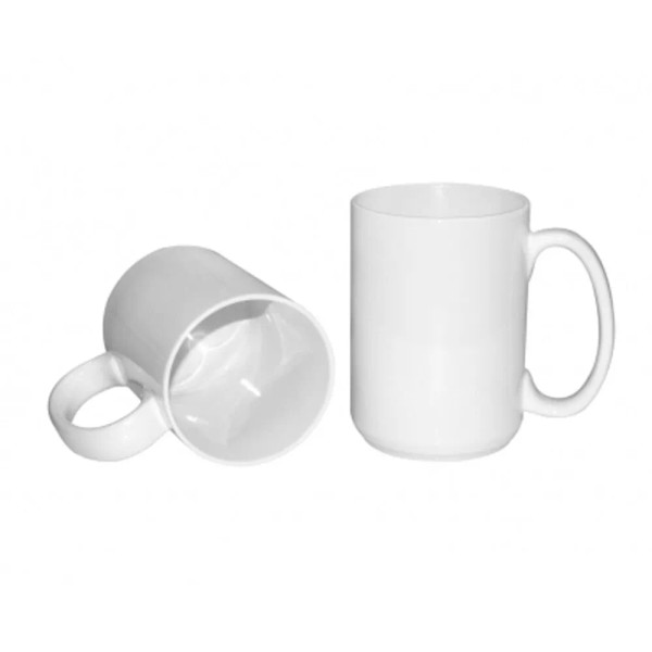CALCA US Stock 15oz Ceramic Plain Sublimation Blank Mugs 36