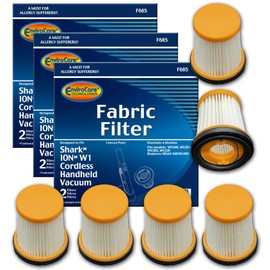 EnviroCare Replacement Vacuum Cleaner Filter Designed to fit Shark ION W1 Cordless Handheld Vacuum models WV200, WV201, WV205, WV220 6 Filters