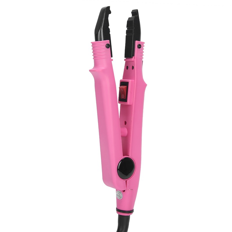 Professional Hair Extension Iron Household Hair Connector Styling Tool Pink