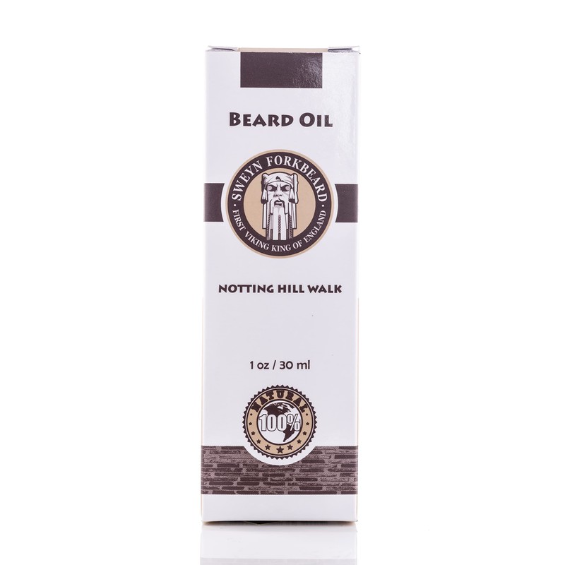 Beard Oil Notting Hill Walk 100% Organic Premium Beard Oil