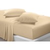Goldstar Latte Single Flat Sheet Soft Microfibre Easy Care Wrinkle