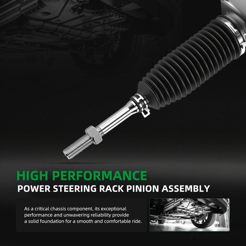 Riyhch Power Steering Rack Pinion Assembly with Boots Fit for
