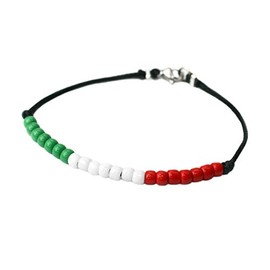 Italy Flag Bracelet Anklet
