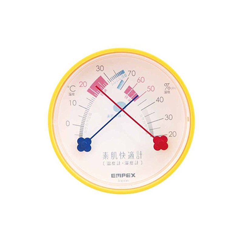enpekkusu Weather Meter, Temperature and Humidity Meter, Skin, Comfortable place