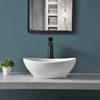 Davivy 16'' X 13.5'' Oval Vessel Sink with Pop Up
