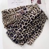 WHITE FANG MA022 Women's Scarf, Large, Leopard Pattern, Animal, Stylish,