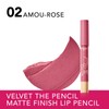 Bourjois Velvet The Pencil - 2 Amou-Rose, 3 g (0.106