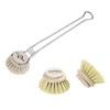 Kuchenprofi Classic Dishwashing Brush and 2-Pack Replacement Refill