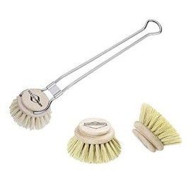 Kuchenprofi Classic Dishwashing Brush and 2-Pack Replacement Refill