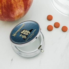 Hangovers Nothing a Few Cocktails Can't Fix Funny Humor Retro Pill Case Trinket Gift Box