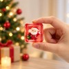 Christmas Mini Squishy Cube 4-Pack for Fidget Play – Squeezable
