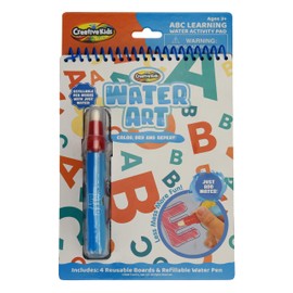 Creative Kids Water Art Book Alphabet- Themed, Reusable Water Activity Book for Toddlers, ABC Learning for Kids 3+