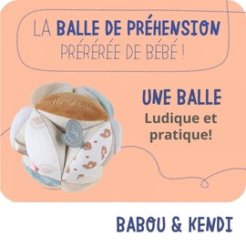 Noukie's - Palla di presa multicolore - Babou & Kendi