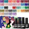 JODSONE 36 PCS Gel Nail Polish Set-32 Colors Gel Polish