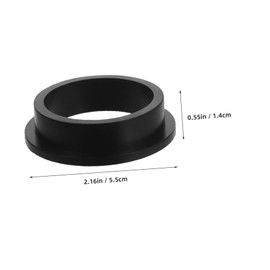 Gatuida 6pcs Pool Filter Pump Gasket Pool Pump Seal Rings Parts Circle PVC Black
