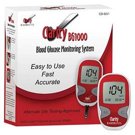 Clarity Diagnostics CD-BG1 Blood Glucose Meter Kit