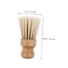 Baluue Wooden Barber Neck Duster Brush Professional Hair Cleaning Tool