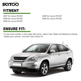 SCITOO 1X Remotes Key Fob 2004-2005 for Lexus RX330 2007-2009 for Lexus RX350 314.4Mhz HYQ12BBT