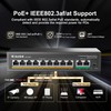 MokerLink 11 Port Switch: 9 PoE+ Ports, 2 Fast Ethernet