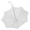 Lace Wedding Umbrella Romantic Embroidery Flower Bridal Umbrella Ergonomic Handle