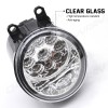 CHUSYYRAY 2Pcs Fog Lights Driving Lamp Clear Pair for Toyota