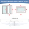 IFORYONLIFE 500CM (197") Protable Air Conditioner Window Seal Universal Casement