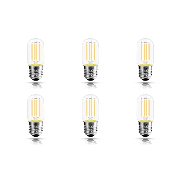 NOVELUX 2.5 Inch E17 Intermediate Base LED Filament Bulb 360