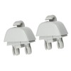 A ABSOPRO Car Sun Visor Clip Plastic Sun Visor Hook