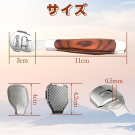 Fish Eye Keratin Sharpener, Fish Eye Cutter, Exfoliating Corn Care, Fish Eye Cutter, Exfoliating Foot, Exfoliating, Heel, Skin Care, Foot Care, Includes 10 Replacement Blades