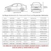 Funda Cubierta Auto Grande 480x190x150cm Cubierta Para Automvil Con Protector