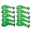 Golf Club Iron Head Covers 10 Piece Set Headcover Shaft