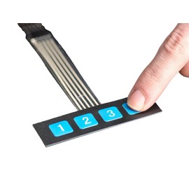 Adafruit Membrane 1x4 Keypad + Extras [ADA1332]