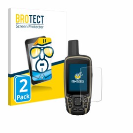 brotect Screen Protector compatible with Garmin GPSMAP 65 (2 Pack) - HD-Clear Protection Film