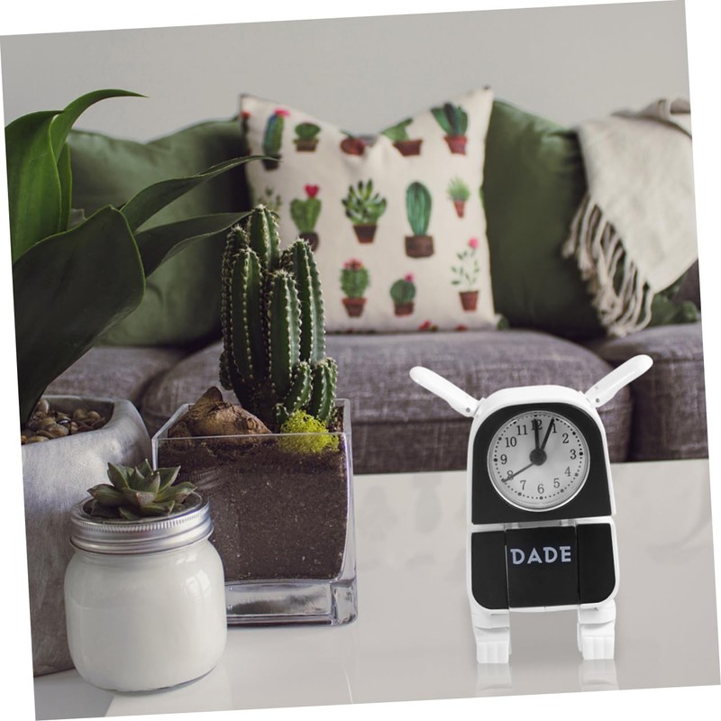 Mobestech Robot Dog Shaped Electronic Alarm Clock Multi-Functional Desk Clock