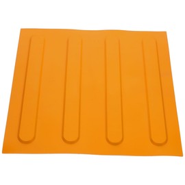 Gatuida Tactile PVC Floor: Tactile Flooring Blind Tiles Floor Plate With Raised Tube Blind Brick for Floors