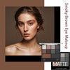 Smokey Eyeshadow Palette, Full Matte Smokey Eye Shadow Pallets for